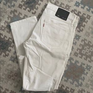 Levi’s white 511 men’s jeans